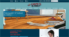 Desktop Screenshot of carpetsbydirect.com