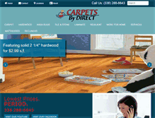 Tablet Screenshot of carpetsbydirect.com
